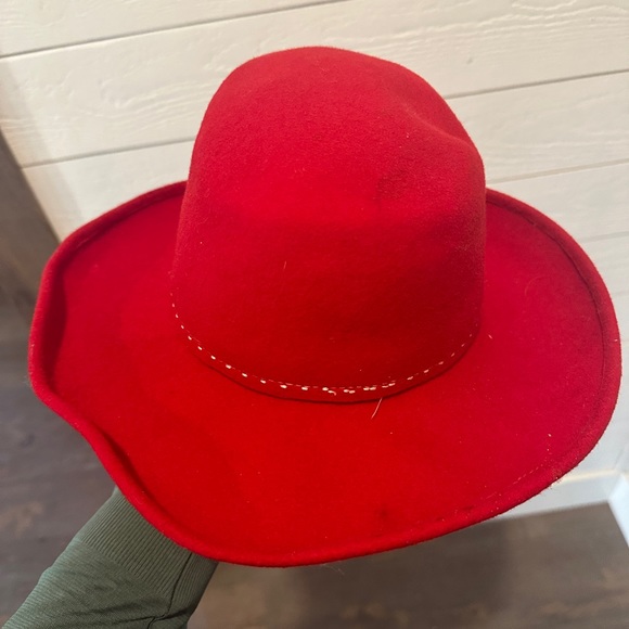 Vintage 1960s Boilman Americana USA vintage red felt hat - Picture 1 of 3